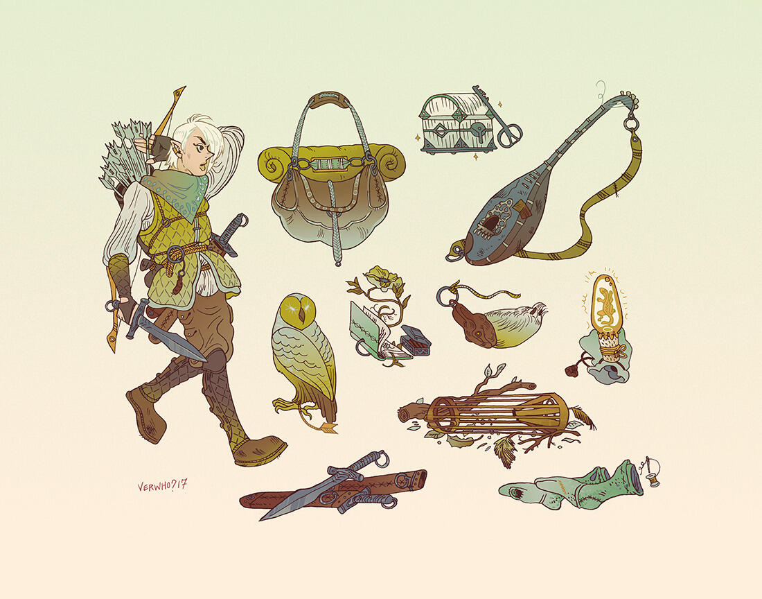 Fantasy Elf illustration